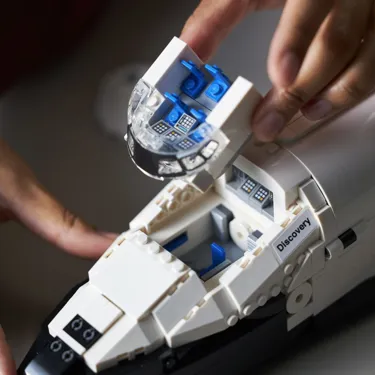 LEGO 10283 NASA Space Shuttle Discovery Cockpit Lifestyle 1536X1024